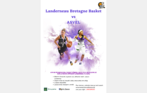 Match LFB Landerneau - ASVEL 